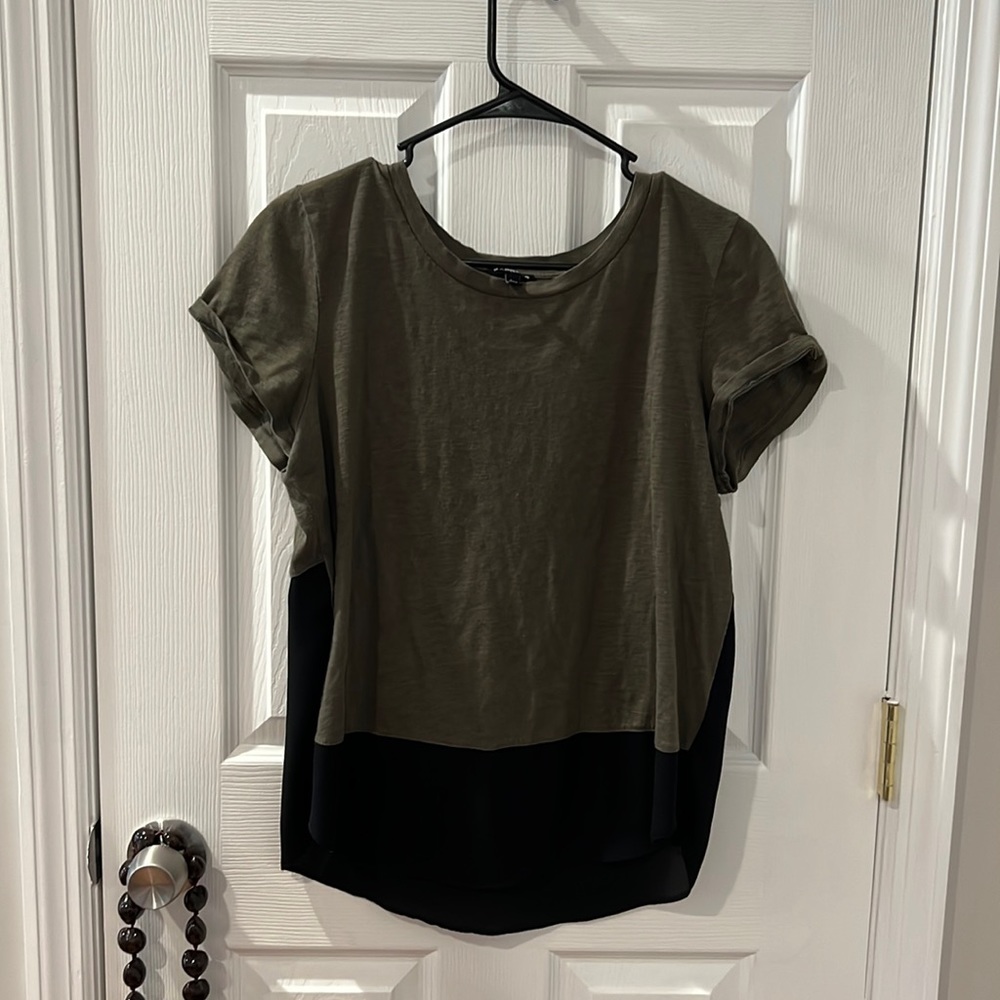 Express two toned shirt